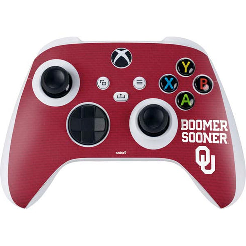 University of Oklahoma Boomer Sooner Xbox Series S Controller Skin